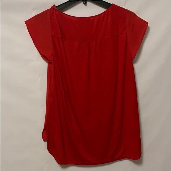 NWT INC INTERNATIONAL CONCEPT RED BLOUSE SIZE‎ M - Picture 2 of 6